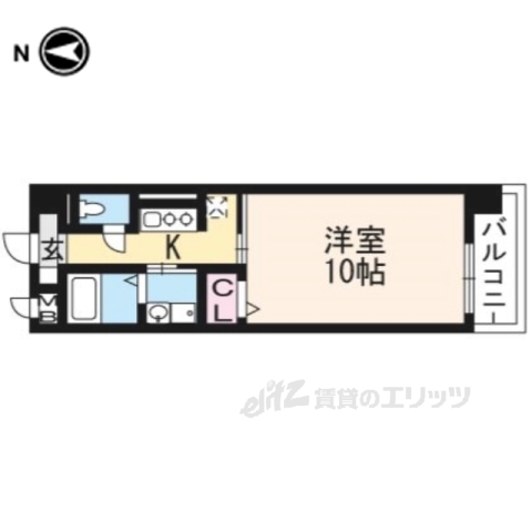 【シカタシャンブレット１の間取り】