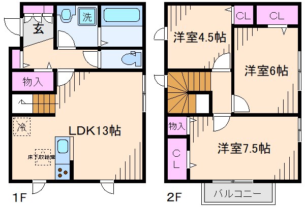 ソネット仲町台の間取り