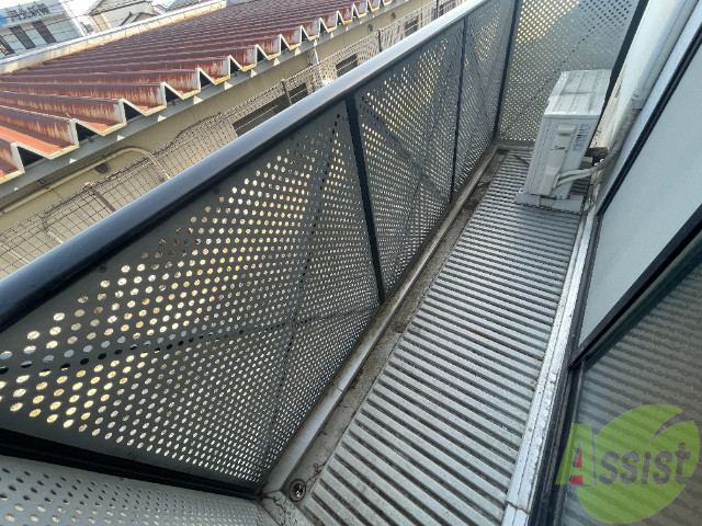 バルコニー　広いバルコニーなので洗濯物がたくさん*干せそうせすね！