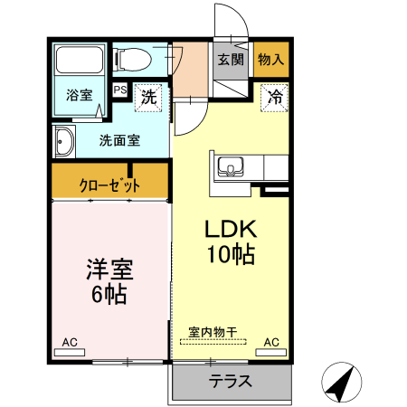 ユリモVの間取り