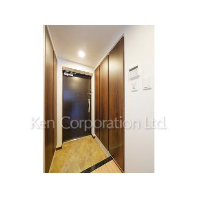 玄関　同タイプ4階のお部屋を撮影。仕様が異なることがあります。