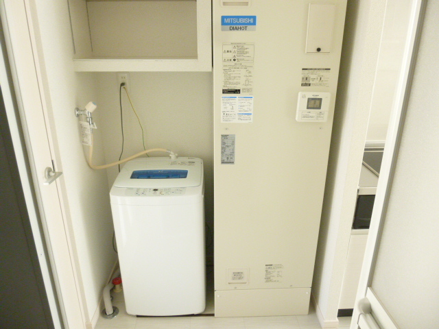 その他設備　洗濯機を置いてみました（家具家電付きプラン）