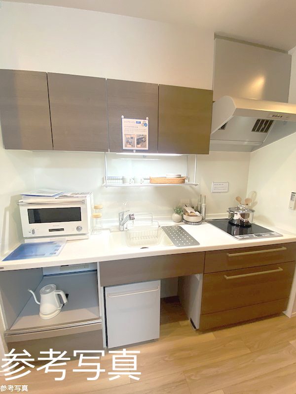 キッチン　火を使わないIHクッキングヒーターを採用。お掃除が簡単で清潔