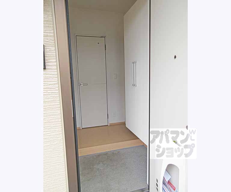 収納　広めの玄関です