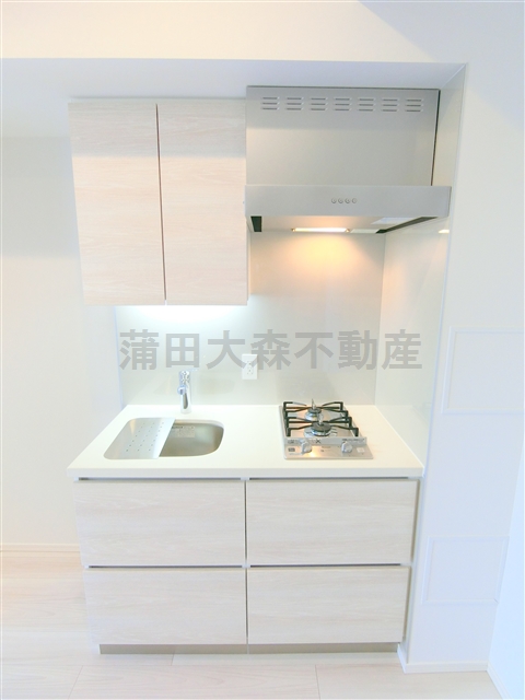 キッチン　2口ガスシステムキッチン