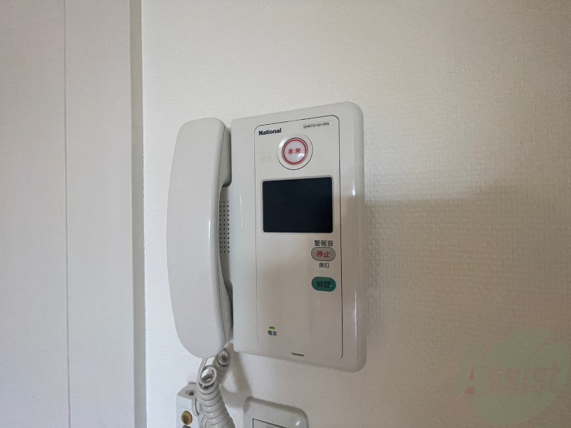 セキュリティ　インターホンは通話ができるので急な訪問があっても安心です