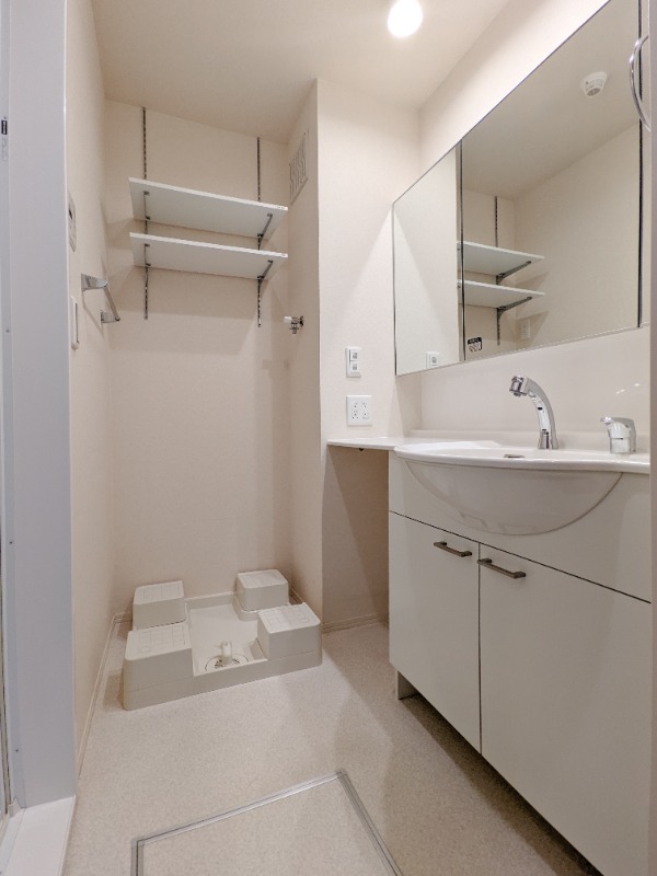 洗面設備　図面と現状に相違がある場合には現状を優先