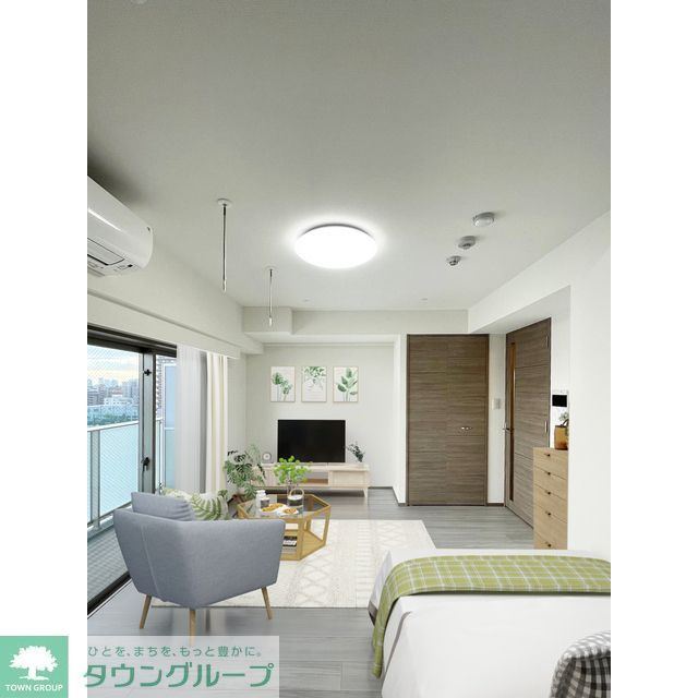 居室・リビング　家具・調度品等はCG加工です。実際の賃貸住居には含まれません