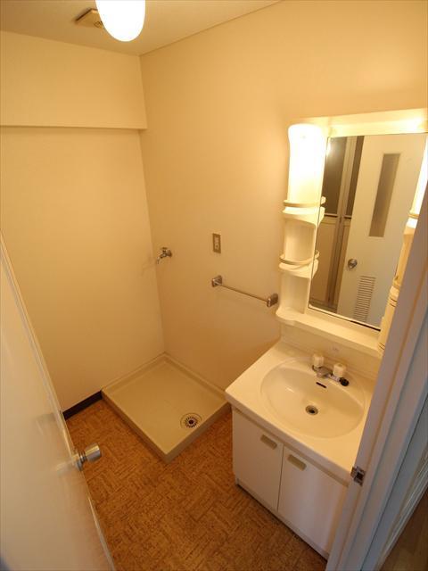 洗面設備　松山市桑原　田中ビル一里木ハイツ　洗面所