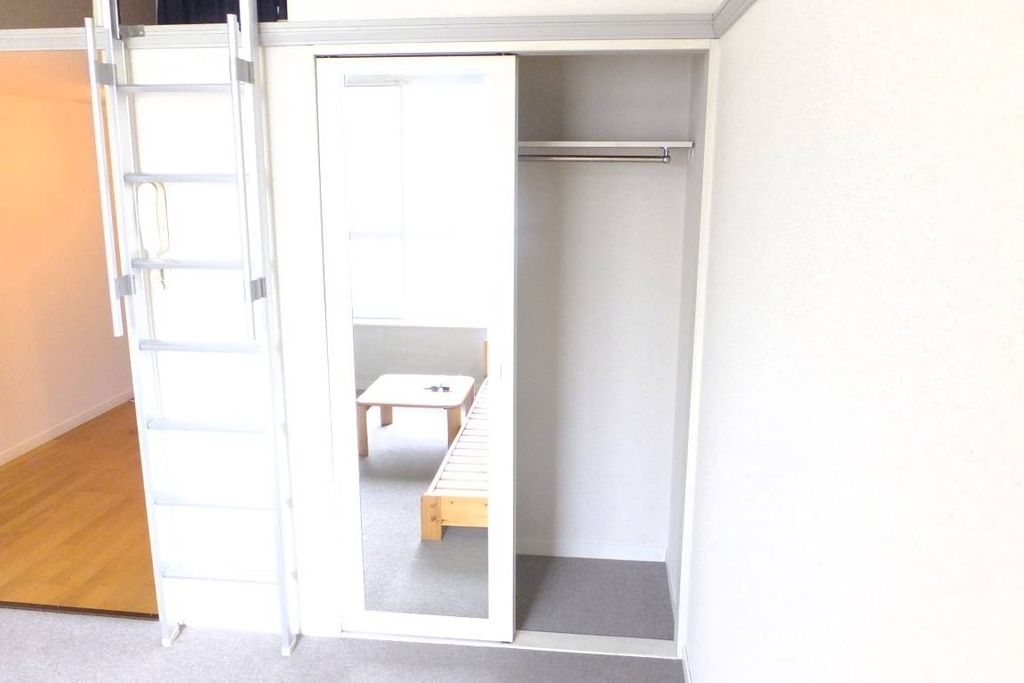 その他部屋・スペース　収納は扉がミラーになっているのでとっても便利