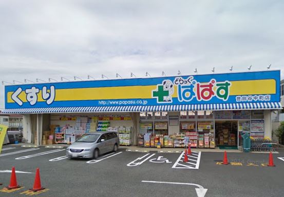 ドラックストア　どらっぐ ぱぱす 世田谷中町店（ドラッグストア）まで50m