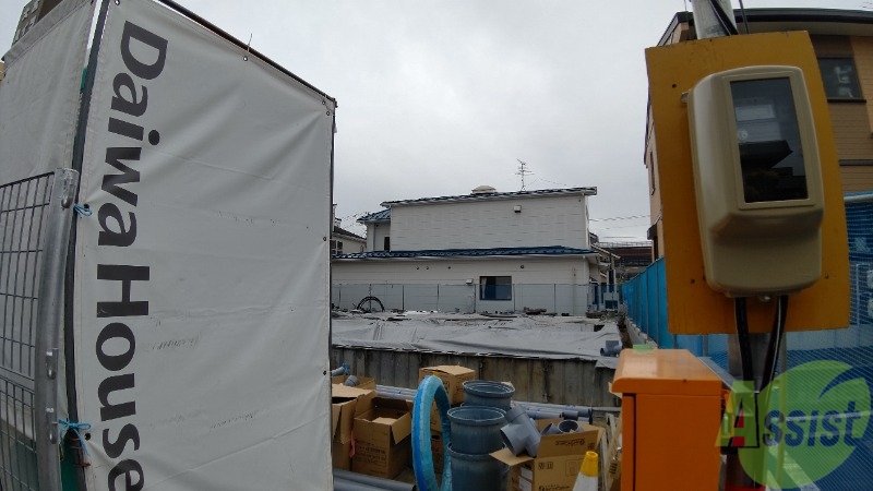 バス・シャワールーム　建設中