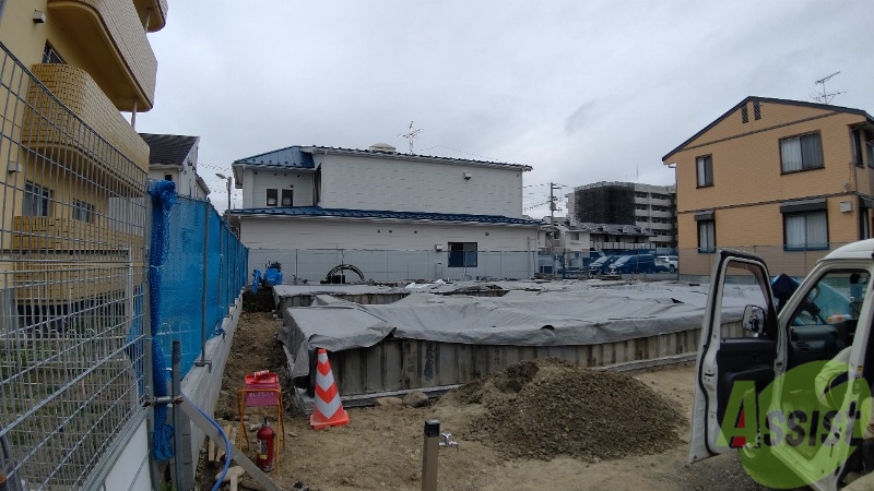 居室・リビング　建設中