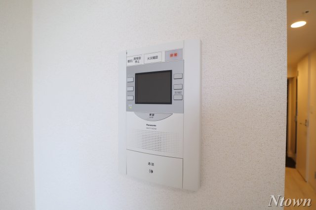 セキュリティ　モニター付きインターホンです