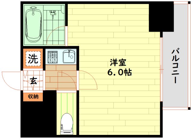 ＪＲ大阪環状線 玉造駅 徒歩8分 12階建 築29年の間取り写真