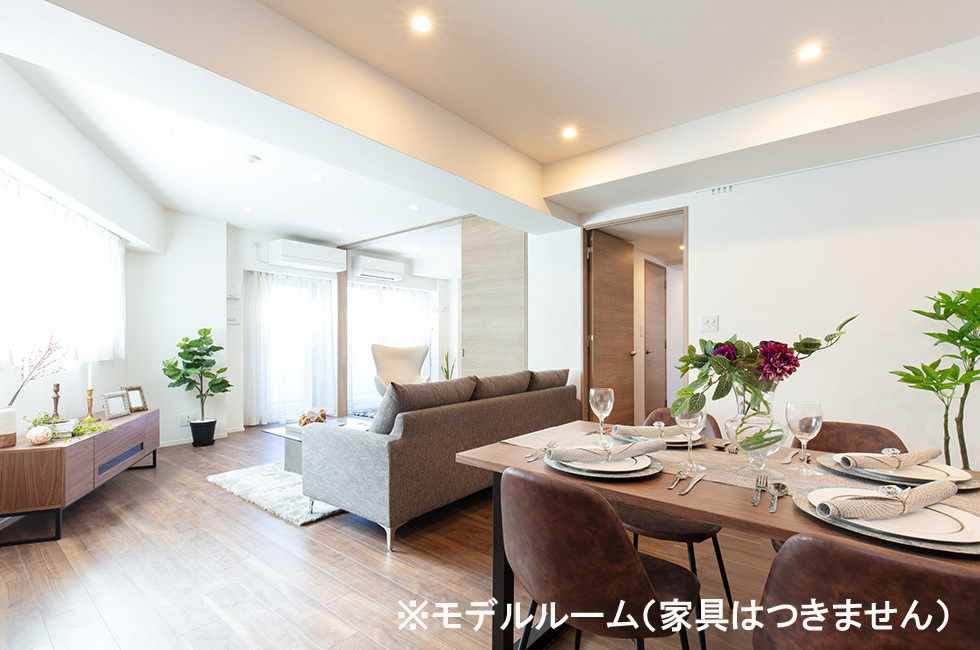 プレジリア柿の木坂の居間写真