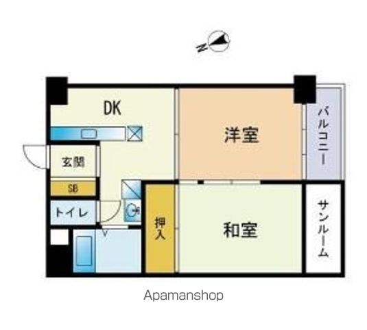 フドウ赤坂の間取り写真
