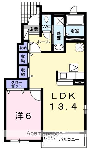 ＪＲ久留里線 祇園駅 徒歩6分 2階建 築16年の間取り写真