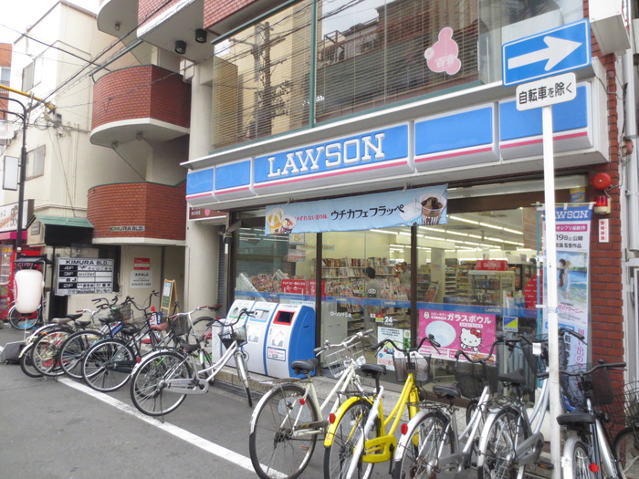 コンビニ　ローソン十三店（コンビニ）まで27m