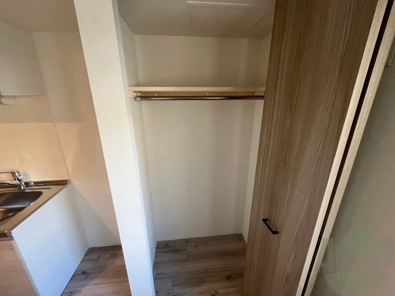 収納　収納もバッチリあるのでお部屋が片付きますよ！