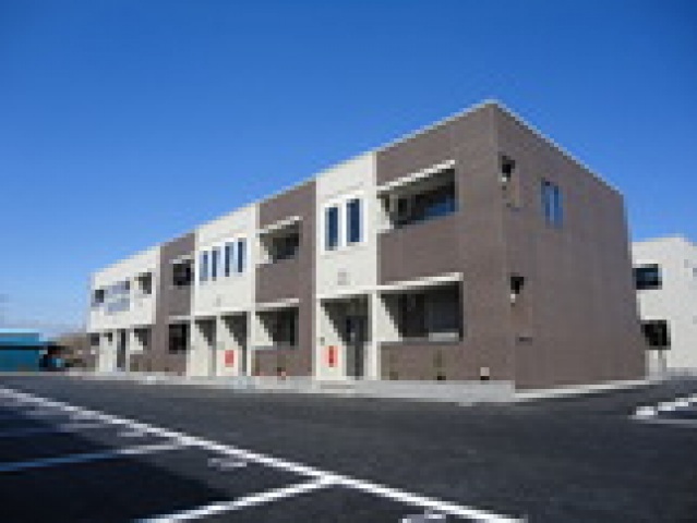建物外観　地震に強い鉄骨アパートです。