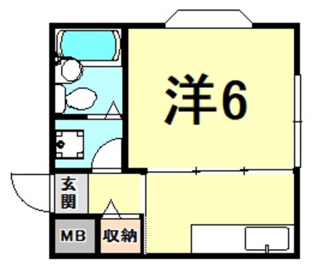 ハイツヤマト2の間取り写真