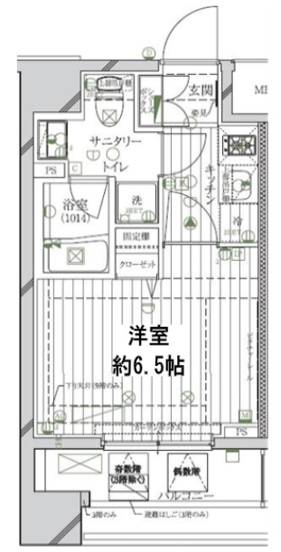 レガリス品川南大井パークサイドの間取り写真