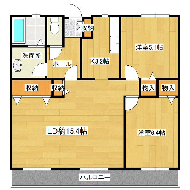 メゾンベールの間取り