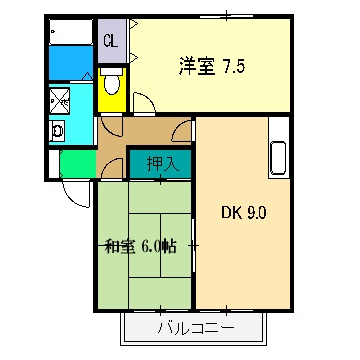 コンフォールチカミの間取り