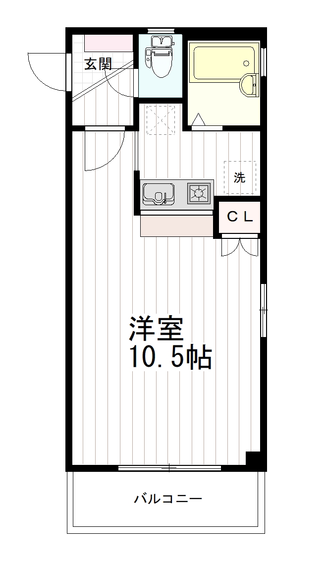 仙台市泉区泉中央のマンションの間取り