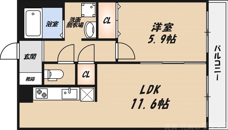 Fine緑ヶ丘の間取り