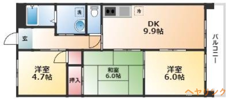 グローリアス城の間取り