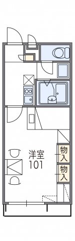 レオパレスＬｅ　Ｄｅｐａｒｔ２１の間取り