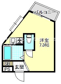 SENSE　TONDABAYASHIの間取り