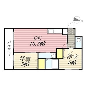 札幌市中央区南二十五条西のマンションの間取り