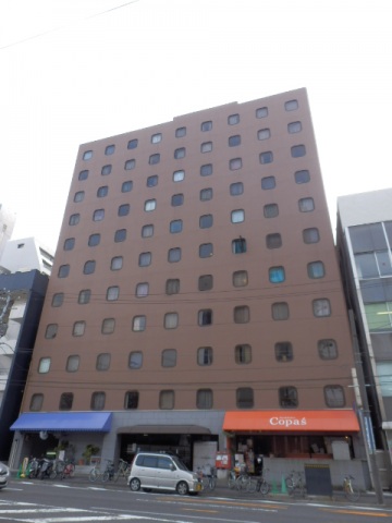 【広島市中区十日市町のマンションの建物外観】