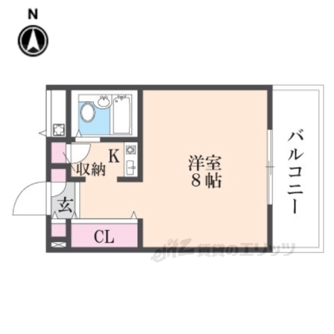 アルカディア枚方の間取り