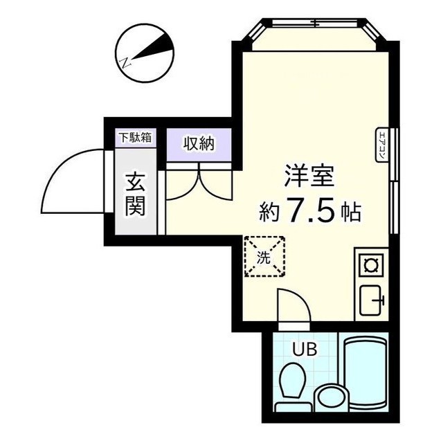 信開セルーラ魚津駅北の間取り