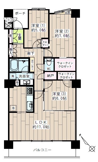 シティタワー品川の間取り