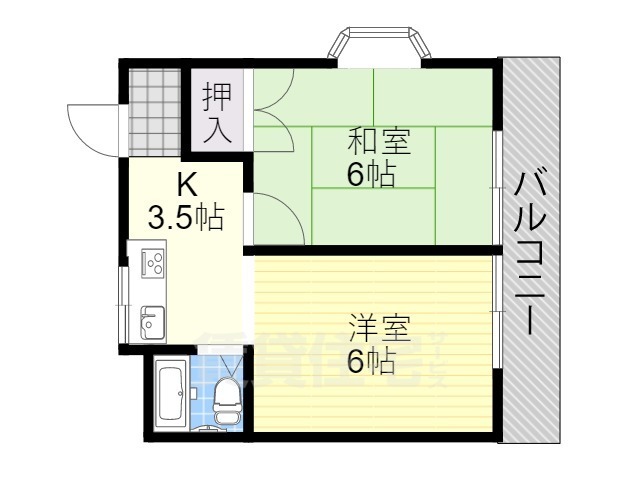 橋本金森マンションの間取り