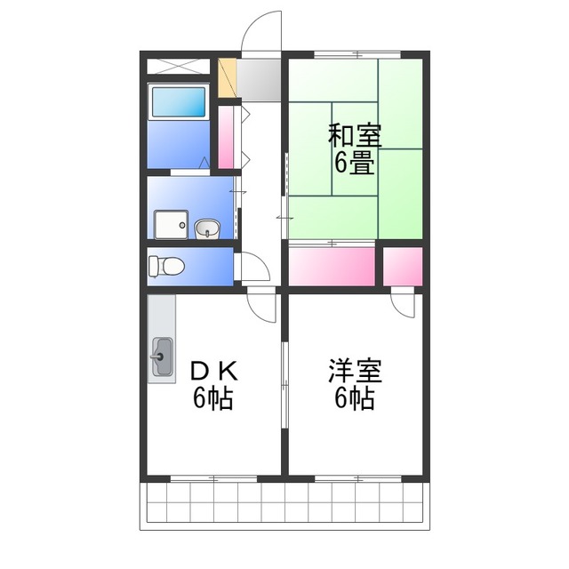 ダイヤモンドハイツの間取り