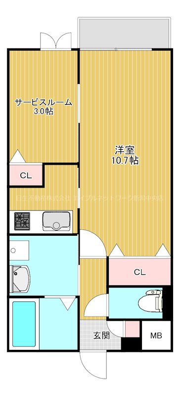 BUENA川岸町の間取り