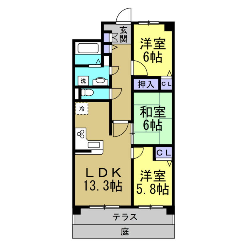 VIGO AISYO常滑の間取り