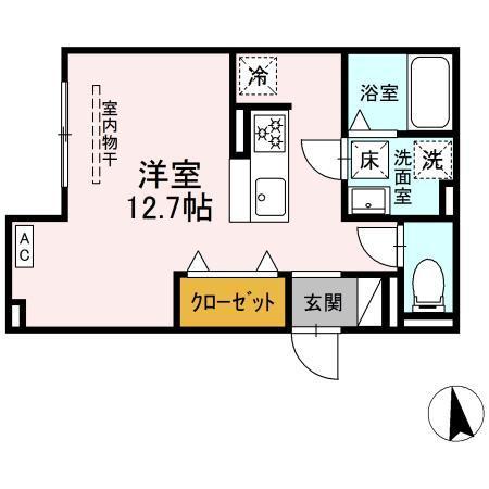 Ｄ－Ｈｉｌｌｓ城北IIの間取り