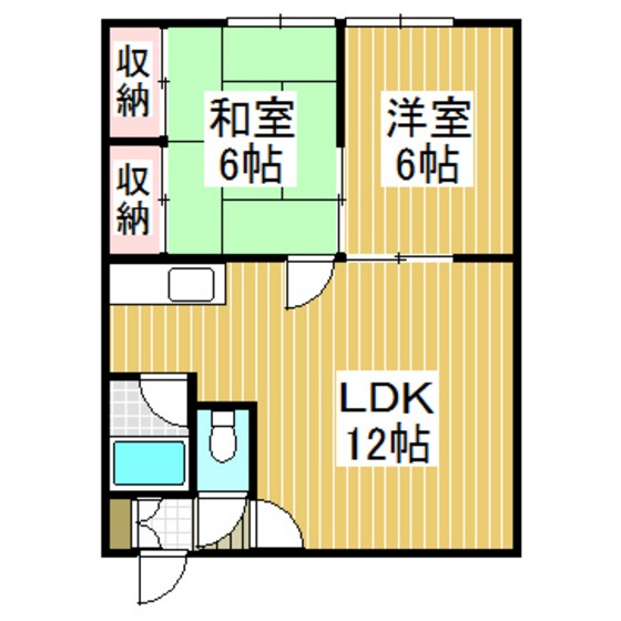 ハイツ平成IIIの間取り