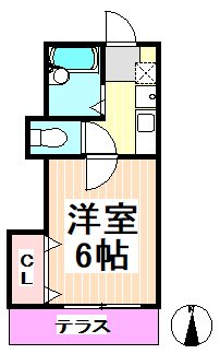 杉並区浜田山のアパートの間取り