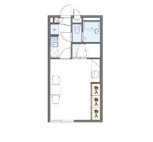 レオパレス福岡Ｃの間取り