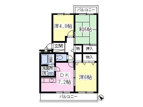 ヒルトン新松戸の間取り