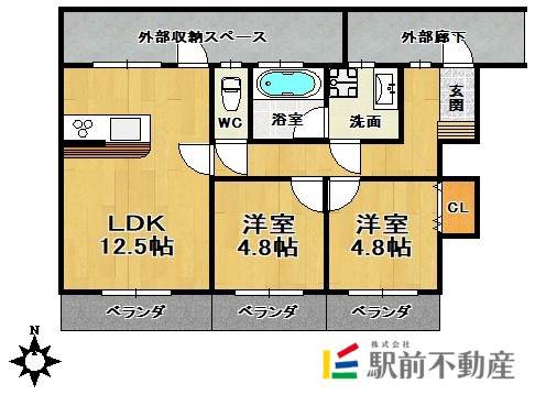 ベアコーポの間取り