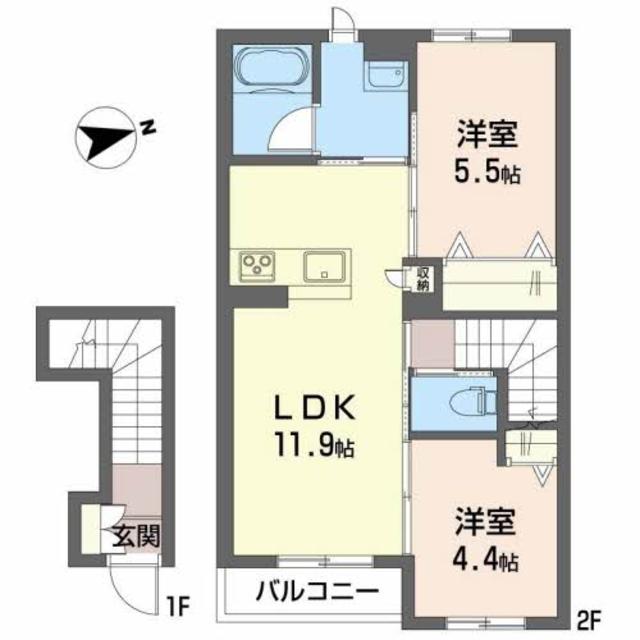 シャーメゾンコタニの間取り